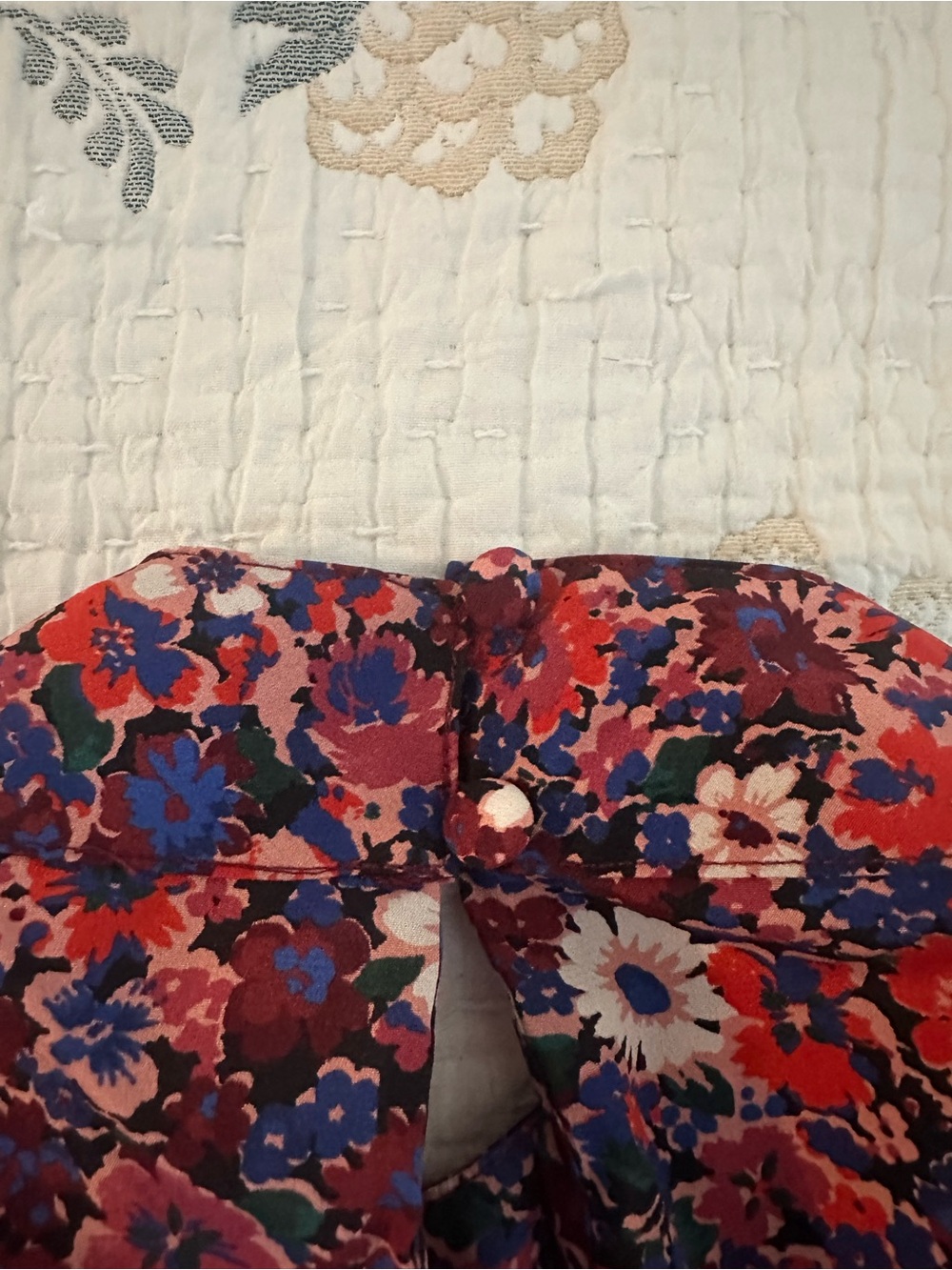 Floral Ruched Long-Sleeve Mini Dress - Pink Multi - Picture 5 of 9